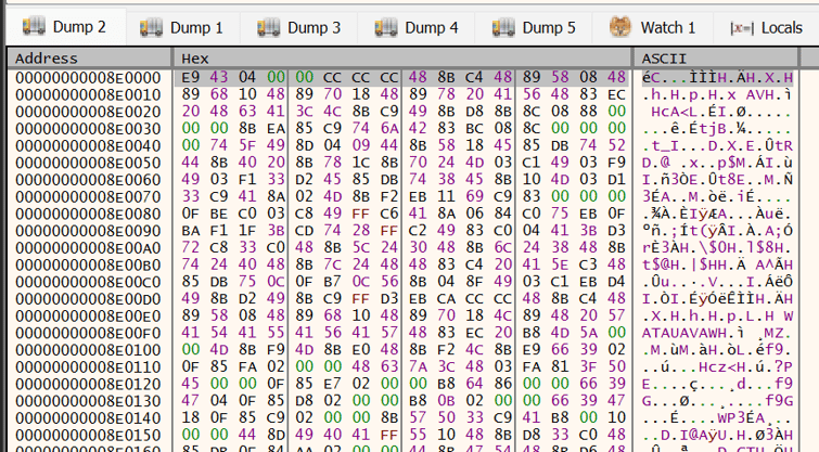 Shellcode: transferring execution to unpacking routine