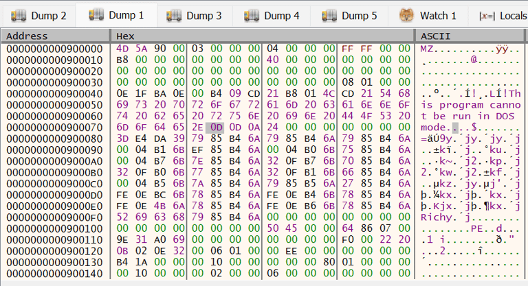 Stage 4 DLL: unpacked in-memory