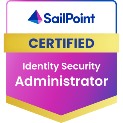 SailPoint Certified Identity Security Administrator badge image (2)
