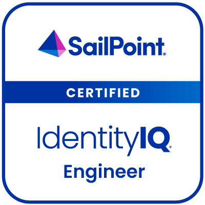SailPoint Certified IdentityIQ Engineer badge image