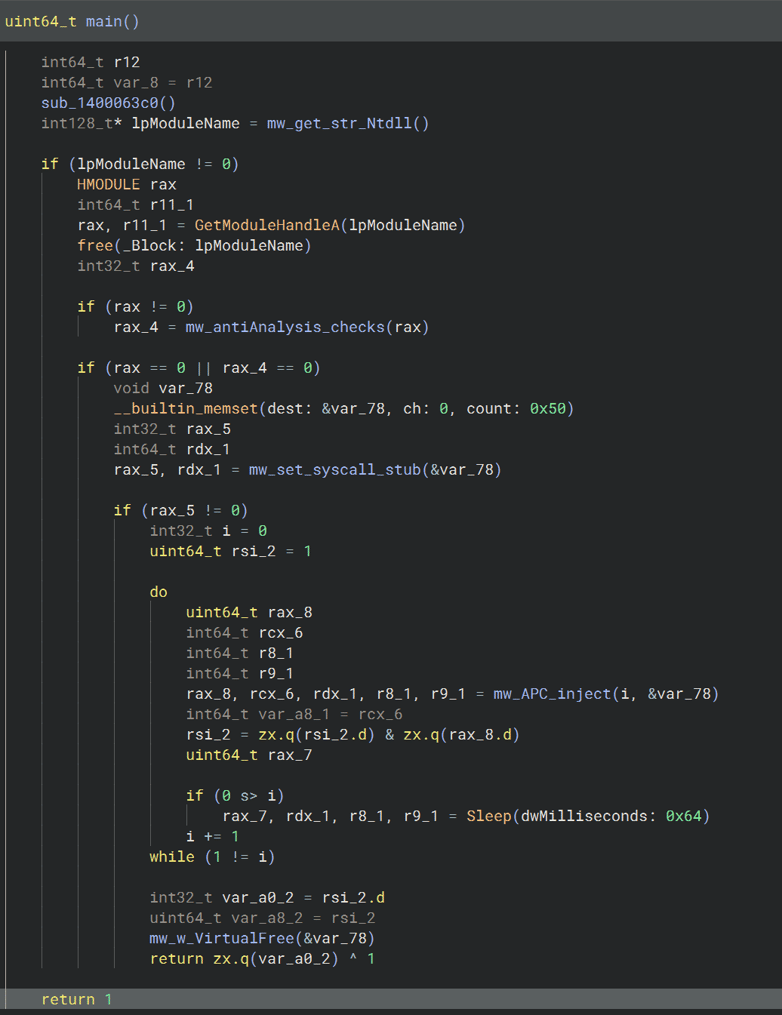 Code flow of Stage-3 Direct-Sys Loader