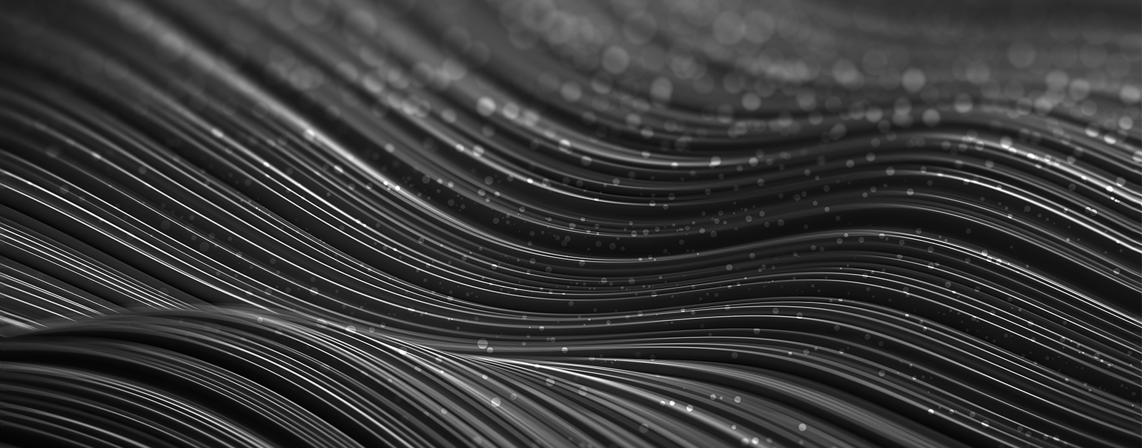 Abstract image to reflect data fabric and connections