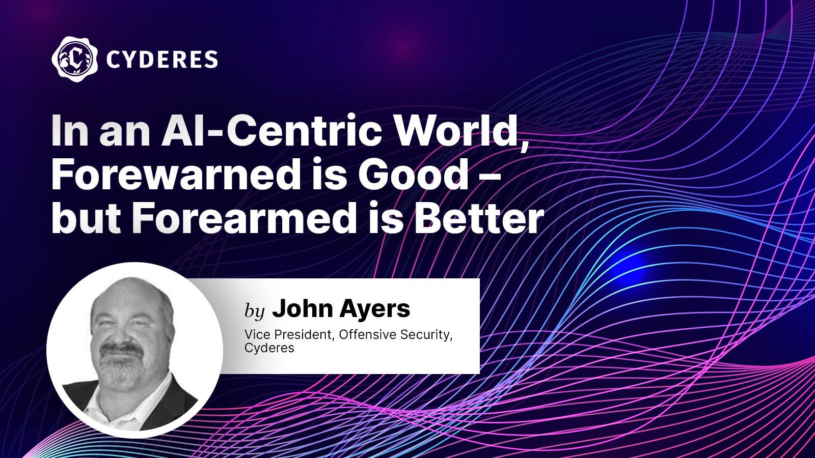 In an AI-Centric World, Forewarned is Good – but Forearmed is Better