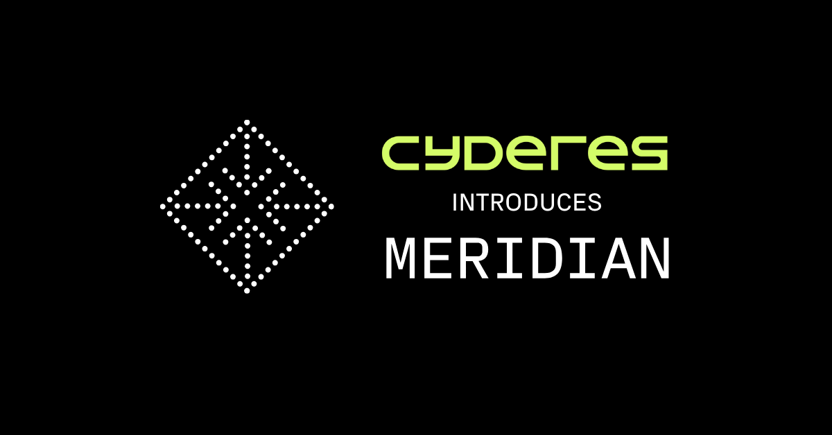 Cyderes introduces Meridian entity fabric